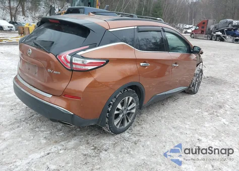 2015 Nissan Murano Sv z USA, uszkodzony, nr VIN 5N1AZ2MH4FN228175